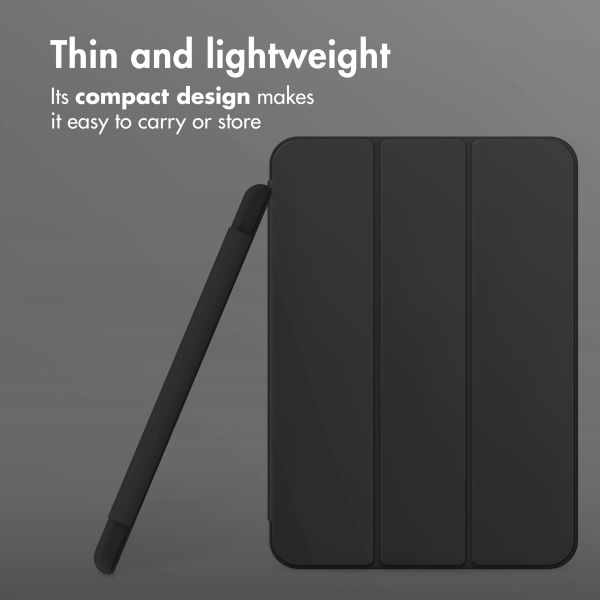 Accezz Smart Silicone Book Case Apple iPad Air 11 inch (2026) M4 / (2025) M3 / (2024) M2 / Air 5 (2022) / Air 4 (2020) - Black