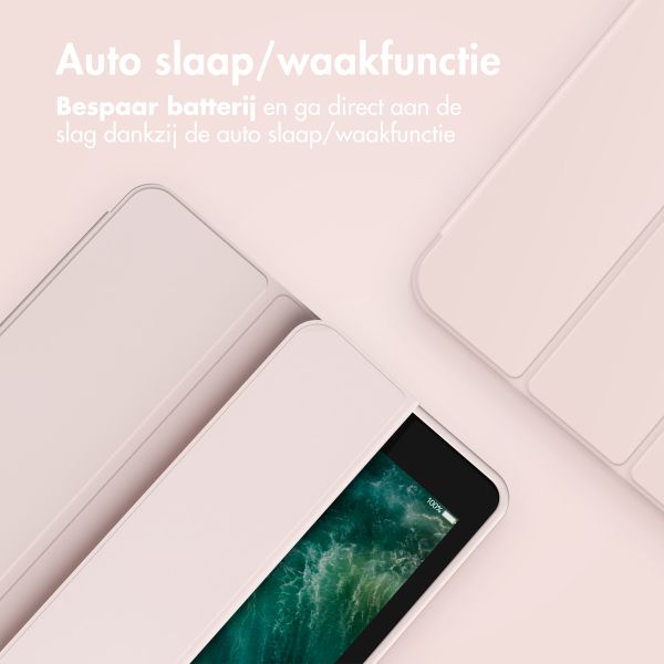 Accezz Smart Silicone Bookcase Apple iPad 11 (2025) 11 inch A16 / iPad 10 (2022) 10.9 inch - Roze