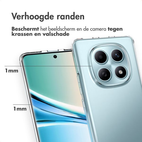 Accezz Clear Backcover Xiaomi Redmi Note 15 (4G) - Transparant