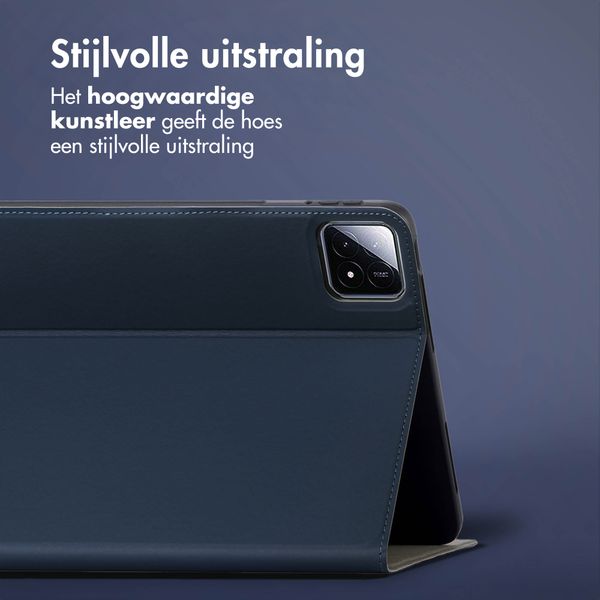 Accezz Classic Tablet Case Xiaomi Pad 6S Pro 12.4 - Donkerblauw