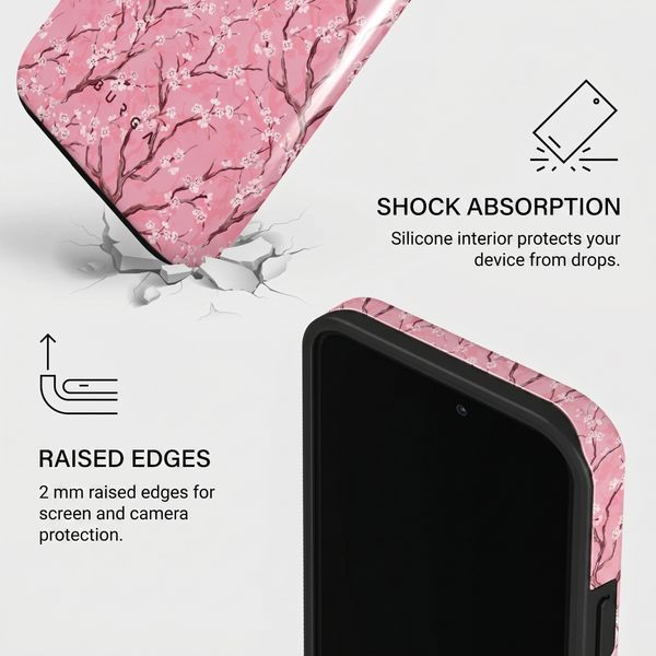 Burga Tough Back Cover with MagSafe Apple iPhone 15 Pro - Sakura