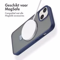Accezz Ring Stand Backcover met MagSafe Apple iPhone 14 - Blauw
