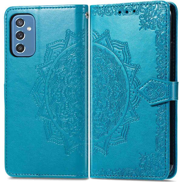 imoshion Mandala Bookcase Samsung Galaxy M52 - Turquoise