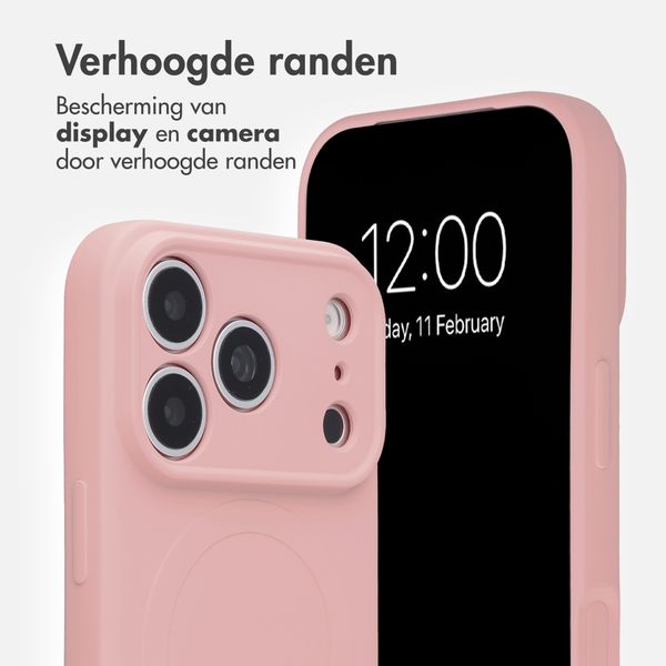imoshion Color Backcover met MagSafe Apple iPhone 18 Pro / 17 Pro - Lichtroze