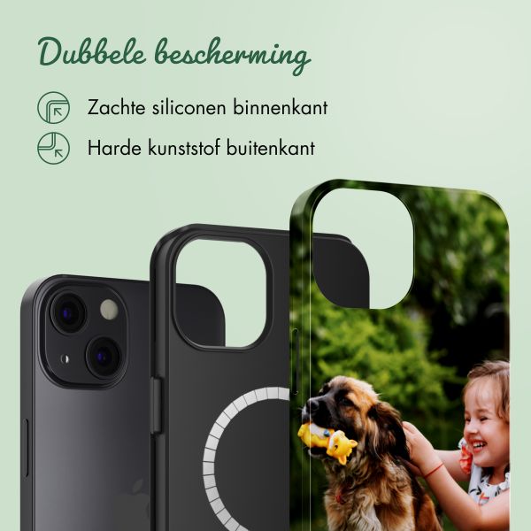 Ontwerp je eigen tough case met MagSafe Apple iPhone 13 - Wit