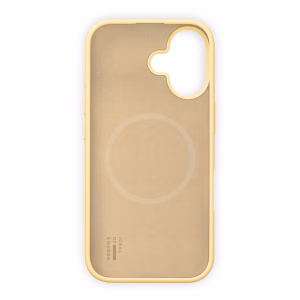 iDeal of Sweden Silicone Case met MagSafe Apple iPhone 17 - Soft Lemon