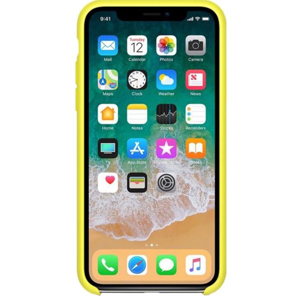 Apple Silicone Backcover iPhone X - Flash