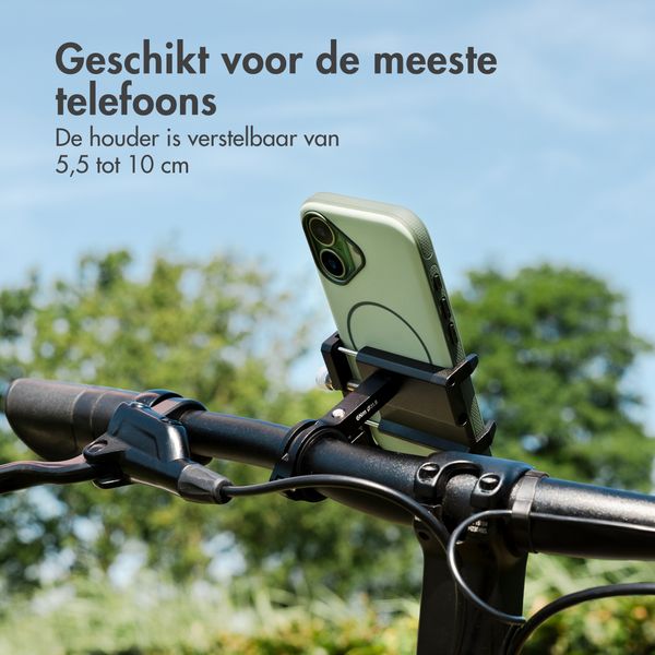 imoshion Aluminium Telefoonhouder Fiets - Lichtgewicht - Universeel - Zwart