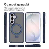 Accezz Ring Stand Backcover met MagSafe Samsung Galaxy S26 - Blauw