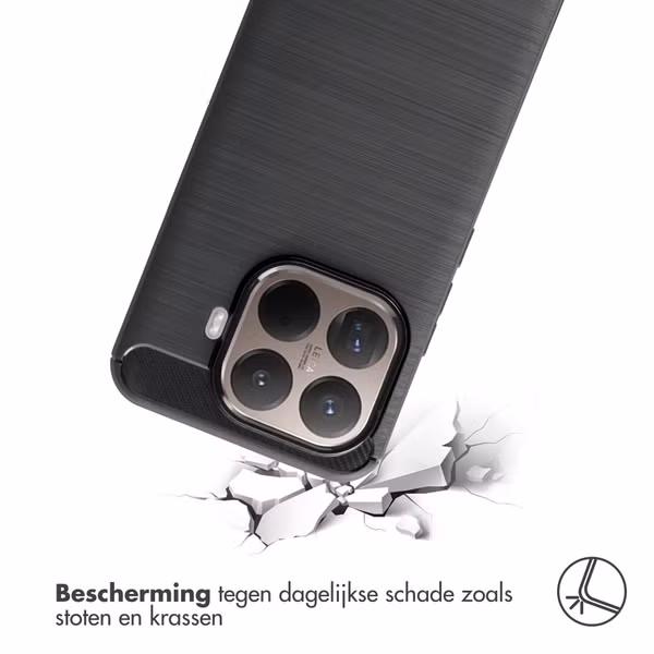 imoshion Brushed Backcover Xiaomi 15T Pro - Zwart