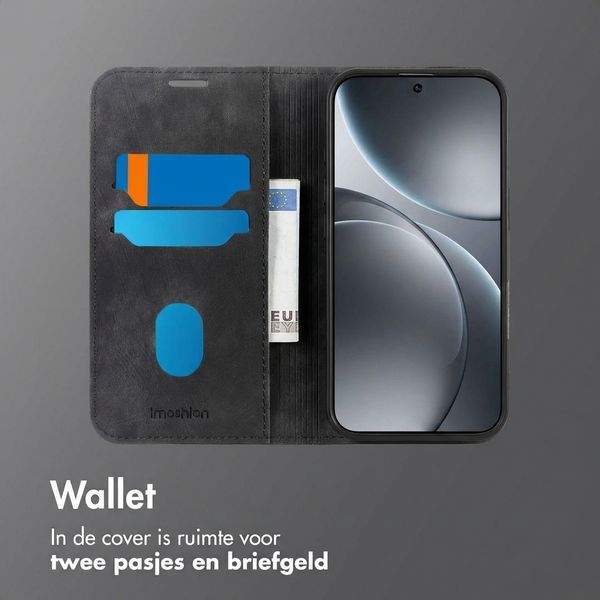 imoshion Slim Bookcase Oppo Find X9 Pro - Zwart