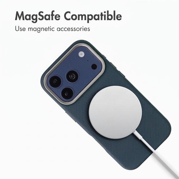 Accezz Mesh Back Cover with MagSafe Apple iPhone 17 Pro - Dark Blue
