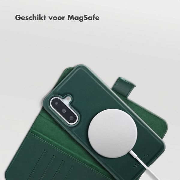 Selencia Olyn Uitneembare Bookcase met MagSafe Samsung Galaxy A36 - Groen