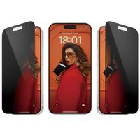 PanzerGlass Privacy Ultra-Wide Fit Anti-Bacterial Screenprotector incl. applicator Apple iPhone 15 Pro