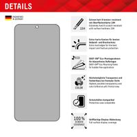 Displex Screenprotector Privacy Glass Full Cover Samsung Galaxy S24 Plus / S25 Plus