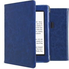 imoshion Vegan Leather Bookcase Amazon Kindle Paperwhite 4 - Donkerblauw