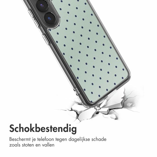 imoshion Design hoesje Samsung Galaxy S24 - Polka Dot Mintgroen