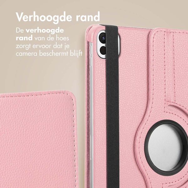 imoshion 360° draaibare Bookcase Apple iPad Pro 11 (2025) M5 / (2024) M4 - Roze