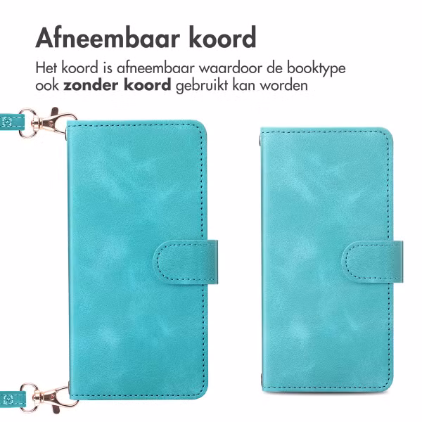 imoshion Bookcase met koord Apple iPhone 16 - Turquoise
