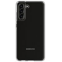 Spigen Liquid Crystal Backcover Samsung Galaxy S21 FE - Transparant