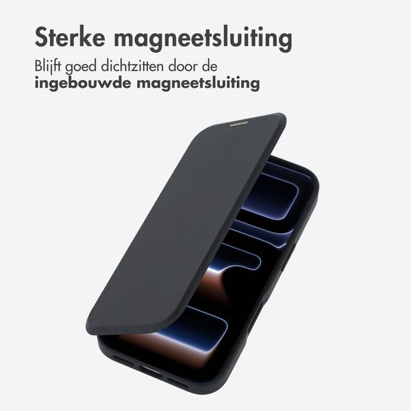 imoshion Transparante Bookcase met MagSafe Apple iPhone 17 Pro Max - Zwart
