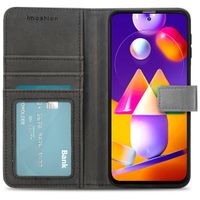 imoshion Luxe Bookcase Samsung Galaxy M31s - Grijs