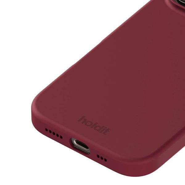 Holdit Silicone Case iPhone 16 Pro Max - Red Velvet