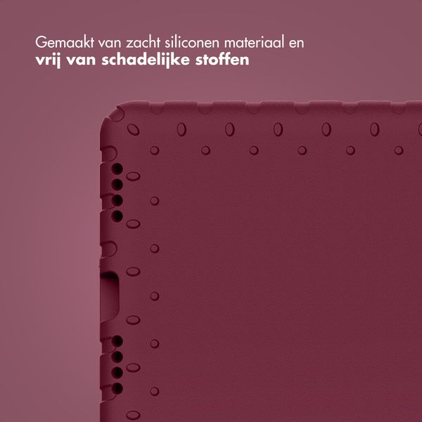 imoshion Kidsproof Backcover met handvat Apple iPad 11 (2025) 11 inch A16 / iPad 10 (2022) 10.9 inch - Velvet Plum