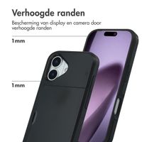 imoshion Backcover met pasjeshouder Apple iPhone 17 - Zwart