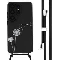 imoshion Siliconen design hoesje met koord Samsung Galaxy S26 Ultra - Dandelion Black
