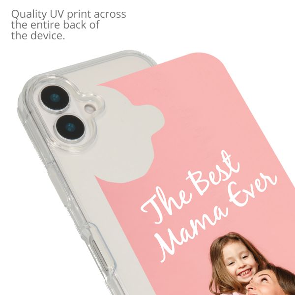 Ontwerp je eigen Clear Case Apple iPhone 16 Plus - Transparant