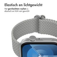 imoshion Nylon geweven bandje Apple Watch Series 1 t/m 11 / SE / Ultra (44/45/46/49 mm) - Grijs