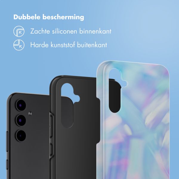 Selencia Vivid Backcover Samsung Galaxy A34 (5G) - Holographic Blue Dream