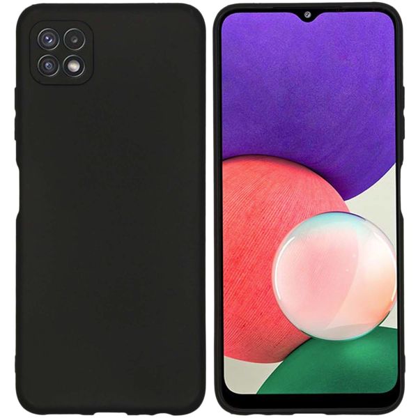 imoshion Color Backcover Samsung Galaxy A22 (5G) - Zwart