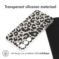 imoshion Design hoesje Samsung Galaxy S22 - Leopard Transparent