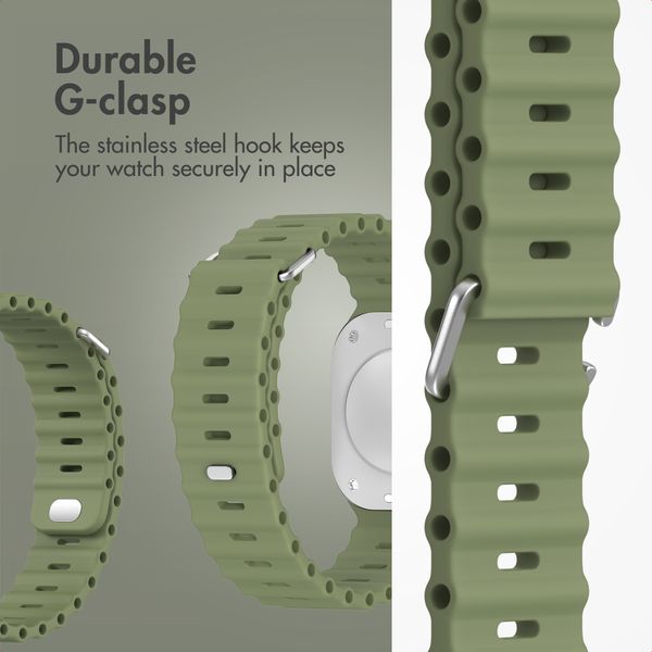 Accezz Ocean band Apple Watch | 44/45/46/49 mm - Khaki