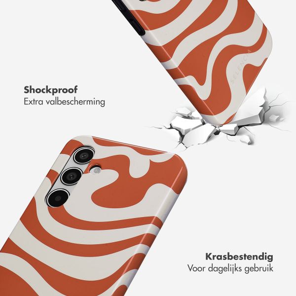 Selencia Vivid Backcover Samsung Galaxy A55 - Dream Swirl Orange