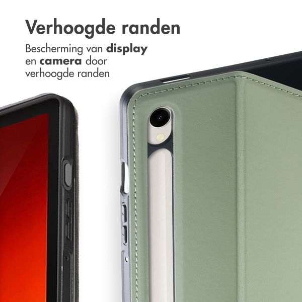 Accezz Classic Tablet Case Samsung Galaxy Tab S10 Ultra / Tab S9 Ultra - Groen