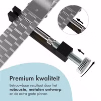 imoshion Premium smartwatch bandje toolkit - Inkorter smartwatch / horloge bandjes - Zwart