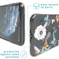 imoshion Design hoesje iPhone 11 Pro - Bloem - Wit