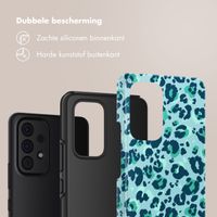 Selencia Vivid Tough Backcover Samsung Galaxy A53 - Wild Spots Light Blue
