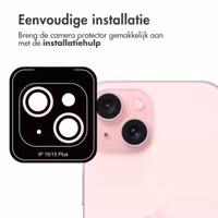 imoshion 2 Pack Camera lens protector Apple iPhone 15 / 15 Plus - Pink