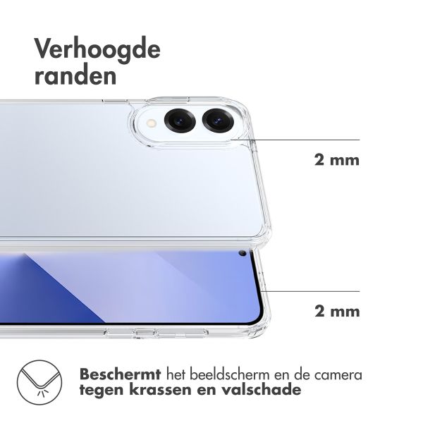 Accezz Xtreme Impact Backcover Samsung Galaxy S25 Edge - Transparant