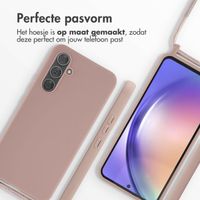 imoshion Siliconen hoesje met koord Samsung Galaxy A54 (5G) - Sand Pink