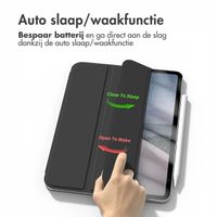 imoshion Magnetic Bookcase Apple iPad 11 (2025) 11 inch A16 / iPad 10 (2022) 10.9 inch - Zwart