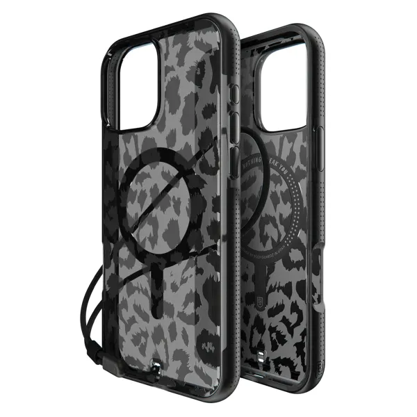 BodyGuardz Ace Pro MagSafe Backcover iPhone 16 Pro Max - Black Leopard