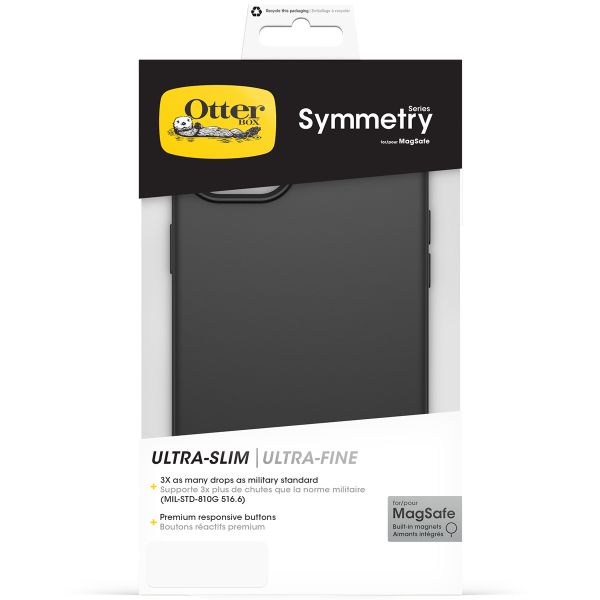 OtterBox Symmetry Backcover MagSafe iPhone 15 Plus - Zwart