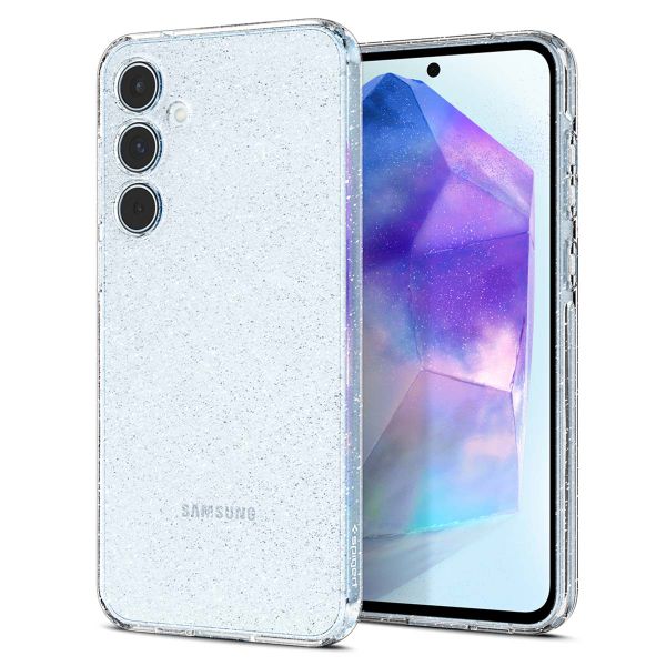 Spigen Liquid Crystal Backcover Samsung Galaxy A55 - Glitter Crystal Quartz