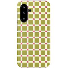 Selencia Vivid Backcover Samsung Galaxy A18 (4G) / A17 (4G/5G) - Check This Olive