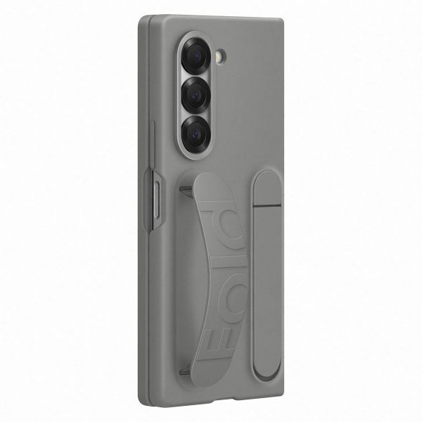 Samsung Originele Silicone Backcover met Strap Samsung Galaxy Z Fold 6 - Gray